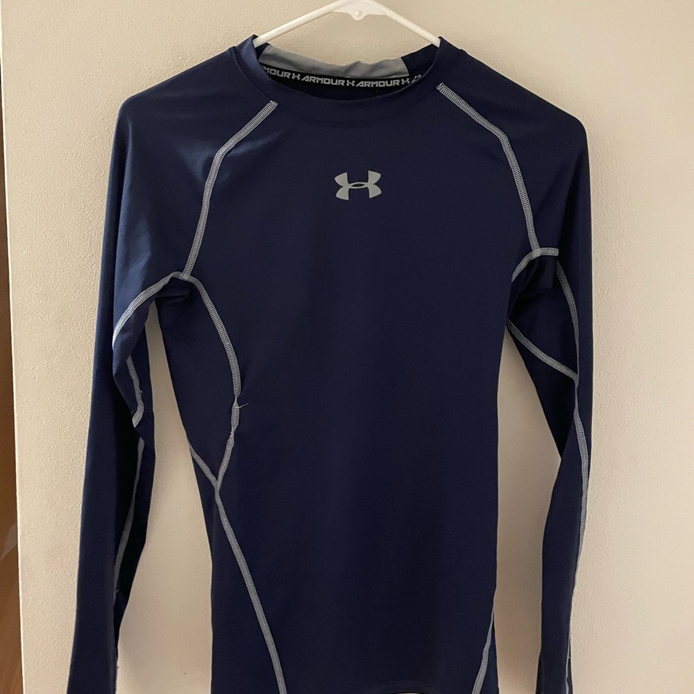 Under Armour Men's Navy compression Shirt